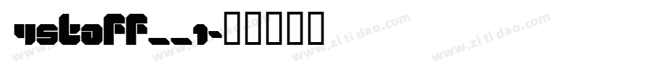  4STAFF__1字体转换